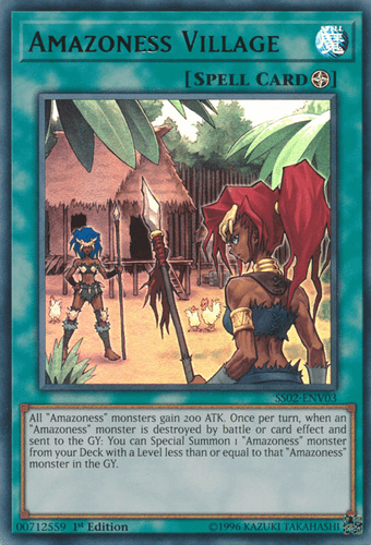 Amazoness Village - SS02-ENV03 Ultra Rare 1st Edition