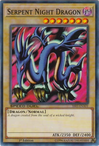 Serpent Night Dragon - SS03-ENA01 Common 1st Edition