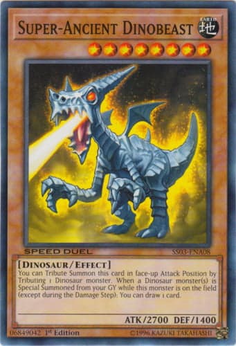 Super-Ancient Dinobeast - SS03-ENA08 Common 1st Edition