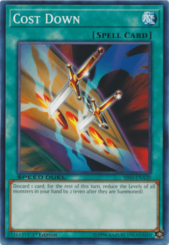 Cost Down - SS03-ENA20 Common 1st Edition