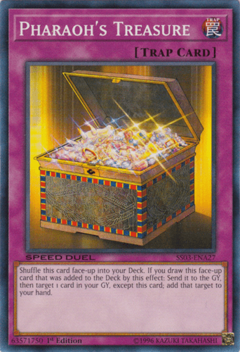 Pharaoh's Treasure - SS03-ENA27 Common 1st Edition