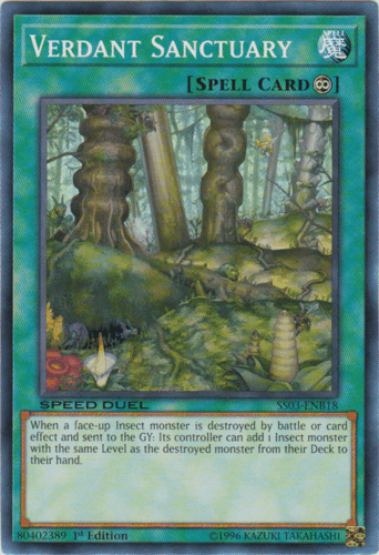 Verdant Sanctuary - SS03-ENB18 Common 1st Edition