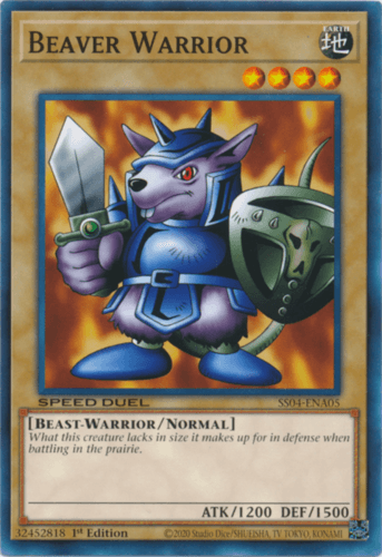 Beaver Warrior - SS04-ENA05 Common 1st Edition