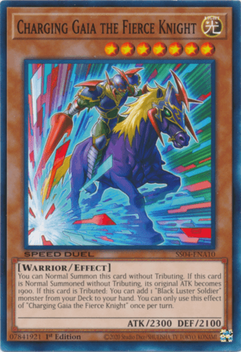 Charging Gaia the Fierce Knight - SS04-ENA10 Common 1st Edition