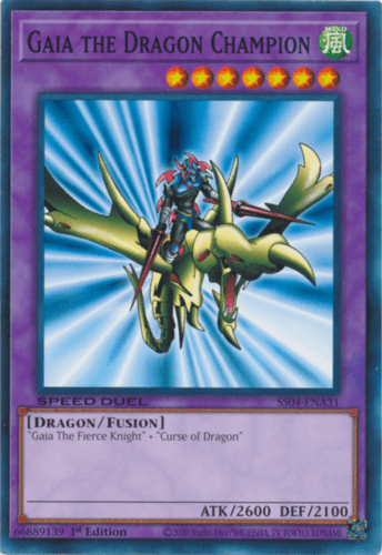 Gaia the Dragon Champion - SS04-ENA31 Common 1st Edition