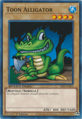 Toon Alligator - SS04-ENB03 Common 1st Edition