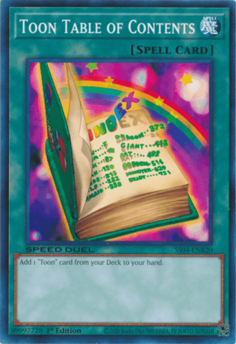 Toon Table of Contents - SS04-ENB20 Common 1st Edition