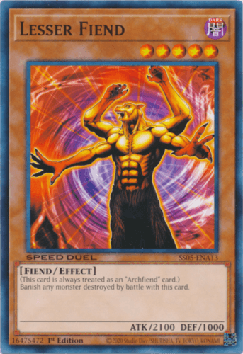Lesser Fiend - SS05-ENA13 Common 1st Edition