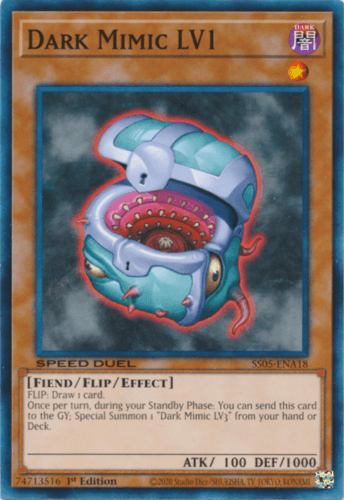 Dark Mimic LV1 - SS05-ENA18 Common 1st Edition