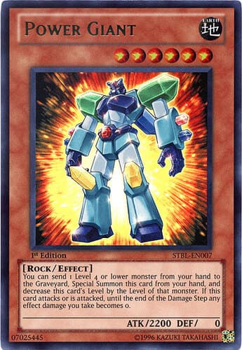 Power Giant - STBL-EN007 Ultra Rare 1st Edition
