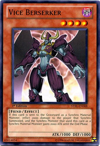 Vice Berserker - STBL-EN008 Common Unlimited