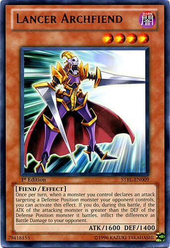 Lancer Archfiend - STBL-EN009 Rare Unlimited