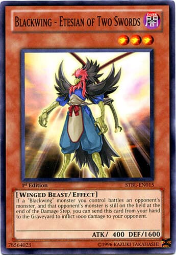 Blackwing - Etesian of Two Swords - STBL-EN015 Common Unlimited
