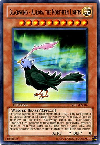 Blackwing - Aurora the Northern Lights - STBL-EN016 Rare 1st Edition