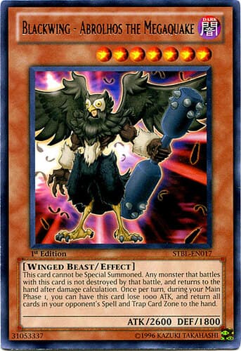 Blackwing - Abrolhos the Megaquake - STBL-EN017 Rare Unlimited