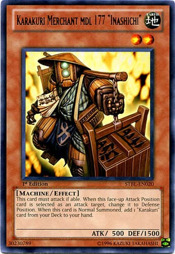 Karakuri Merchant mdl 177 "Inashichi" - STBL-EN020 Rare 1st Edition