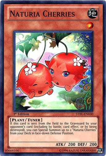 Naturia Cherries - STBL-EN030 Super Rare Unlimited