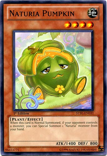 Naturia Pumpkin - STBL-EN031 Common 1st Edition