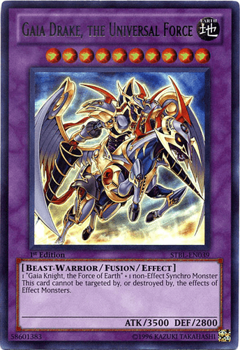 Gaia Drake, the Universal Force - STBL-EN039 Ultimate Rare Unlimited
