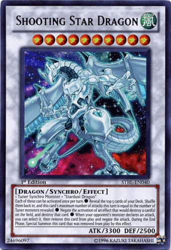 Shooting Star Dragon - STBL-EN040 Ghost Rare 1st Edition