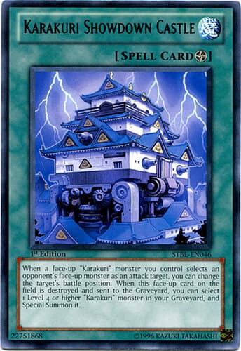 Karakuri Showdown Castle - STBL-EN046 Rare 1st Edition