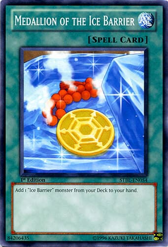 Medallion of the Ice Barrier - STBL-EN054 Common 1st Edition