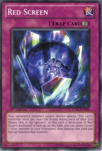 Red Screen - STBL-EN064 Common 1st Edition