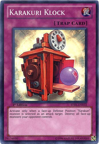 Karakuri Klock - STBL-EN072 Super Rare Unlimited