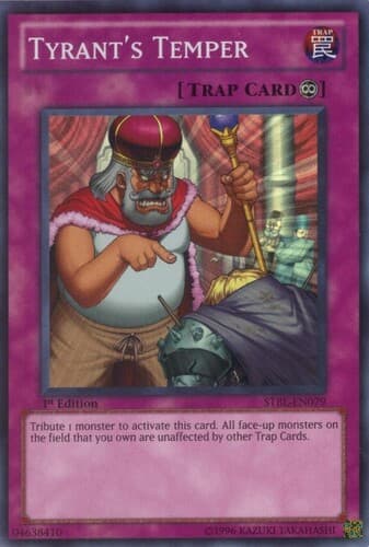 Tyrant's Temper - STBL-EN079 Super Rare Unlimited