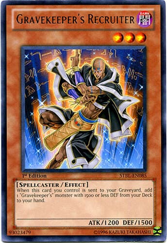 Gravekeeper's Recruiter - STBL-EN085 Rare Unlimited