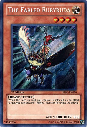 The Fabled Rubyruda - STBL-EN096 Secret Rare Unlimited