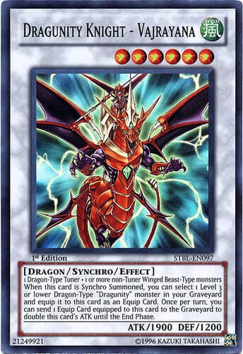 Dragunity Knight - Vajrayana - STBL-EN097 Super Rare 1st Edition