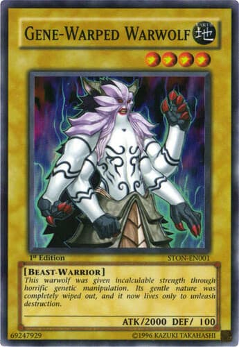 Gene-Warped Warwolf - STON-EN001 Ultimate Rare 1st Edition