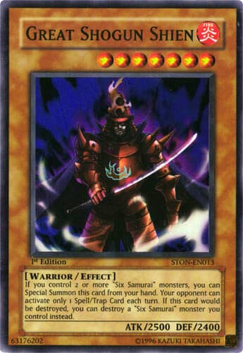Great Shogun Shien - STON-EN013 Super Rare Unlimited