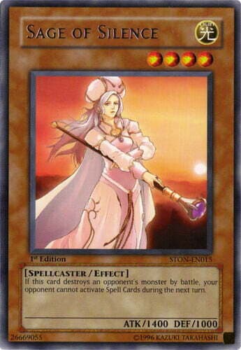 Sage of Silence - STON-EN015 Rare 1st Edition