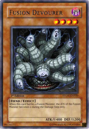 Fusion Devourer - STON-EN020 Rare 1st Edition