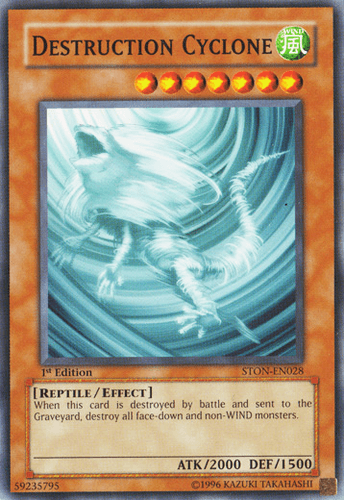 Destruction Cyclone - STON-EN028 Common 1st Edition