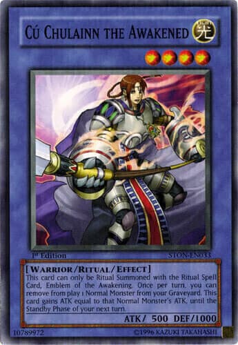 Cu Chulainn the Awakened - STON-EN033 Common 1st Edition