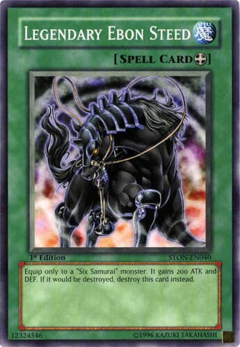 Legendary Ebon Steed - STON-EN040 Common 1st Edition