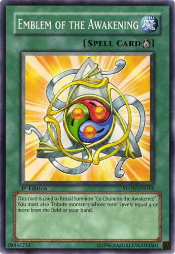 Emblem of the Awakening - STON-EN044 Common 1st Edition
