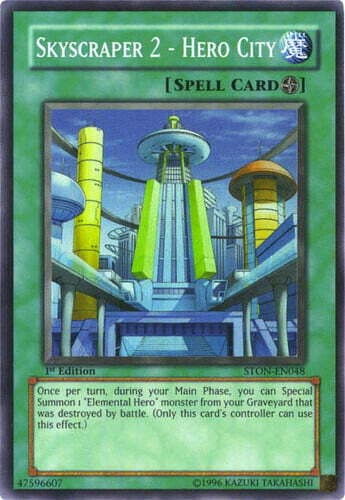 Skyscraper 2 - Hero City - STON-EN048 Ultimate Rare 1st Edition