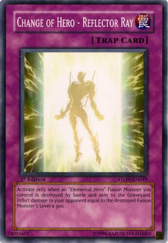 Change of Hero - Reflector Ray - STON-EN049 Common 1st Edition