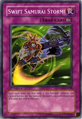 Swift Samurai Storm! - STON-EN058 Common 1st Edition