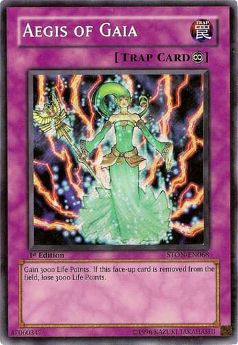 Aegis of Gaia - STON-EN068 Secret Rare Unlimited