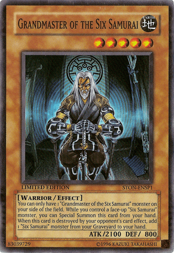 Grandmaster of the Six Samurai - STON-ENSP1 Super Rare Limited Edition
