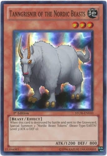 Tanngrisnir of the Nordic Beasts - STOR-EN010 Super Rare 1st Edition