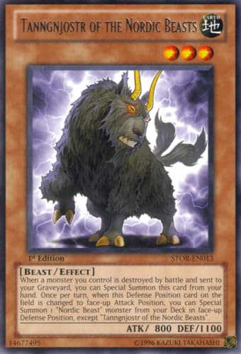 Tanngnjostr of the Nordic Beasts - STOR-EN013 Rare 1st Edition