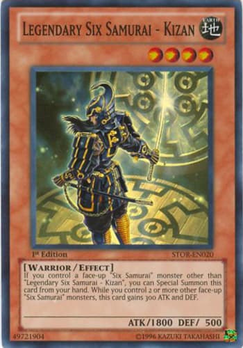 Legendary Six Samurai - Kizan - STOR-EN020 Super Rare Unlimited
