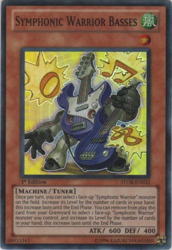 Symphonic Warrior Basses - STOR-EN033 Super Rare 1st Edition