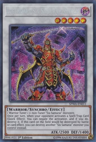 Legendary Six Samurai - Shi En - STOR-EN041 Ultra Rare Unlimited